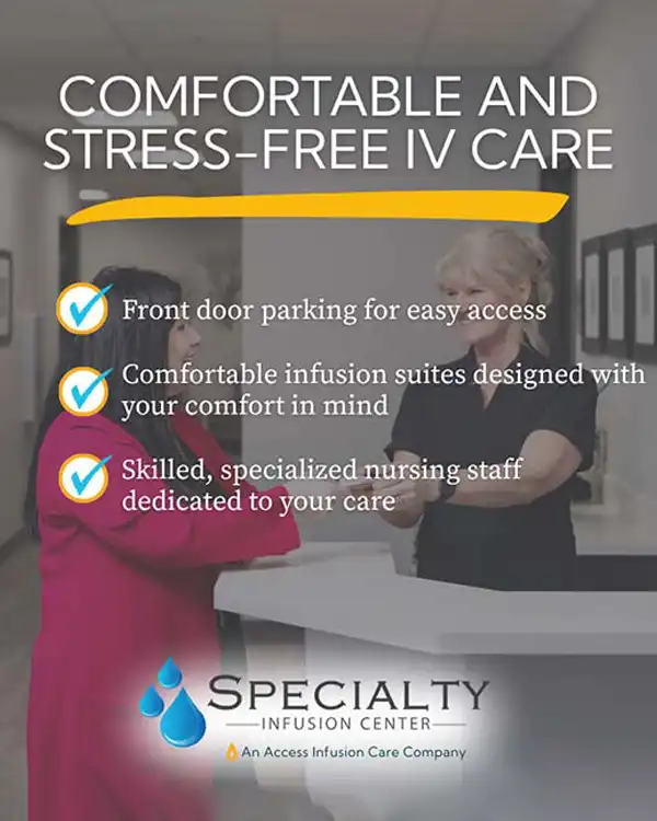 Private Infusion Suites or Home Care