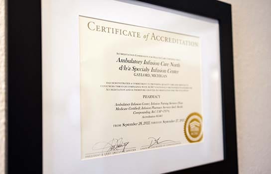ACHC certificate