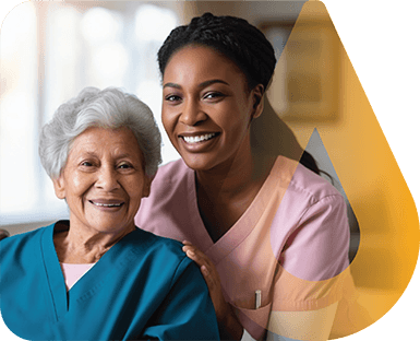 Patient and nurse